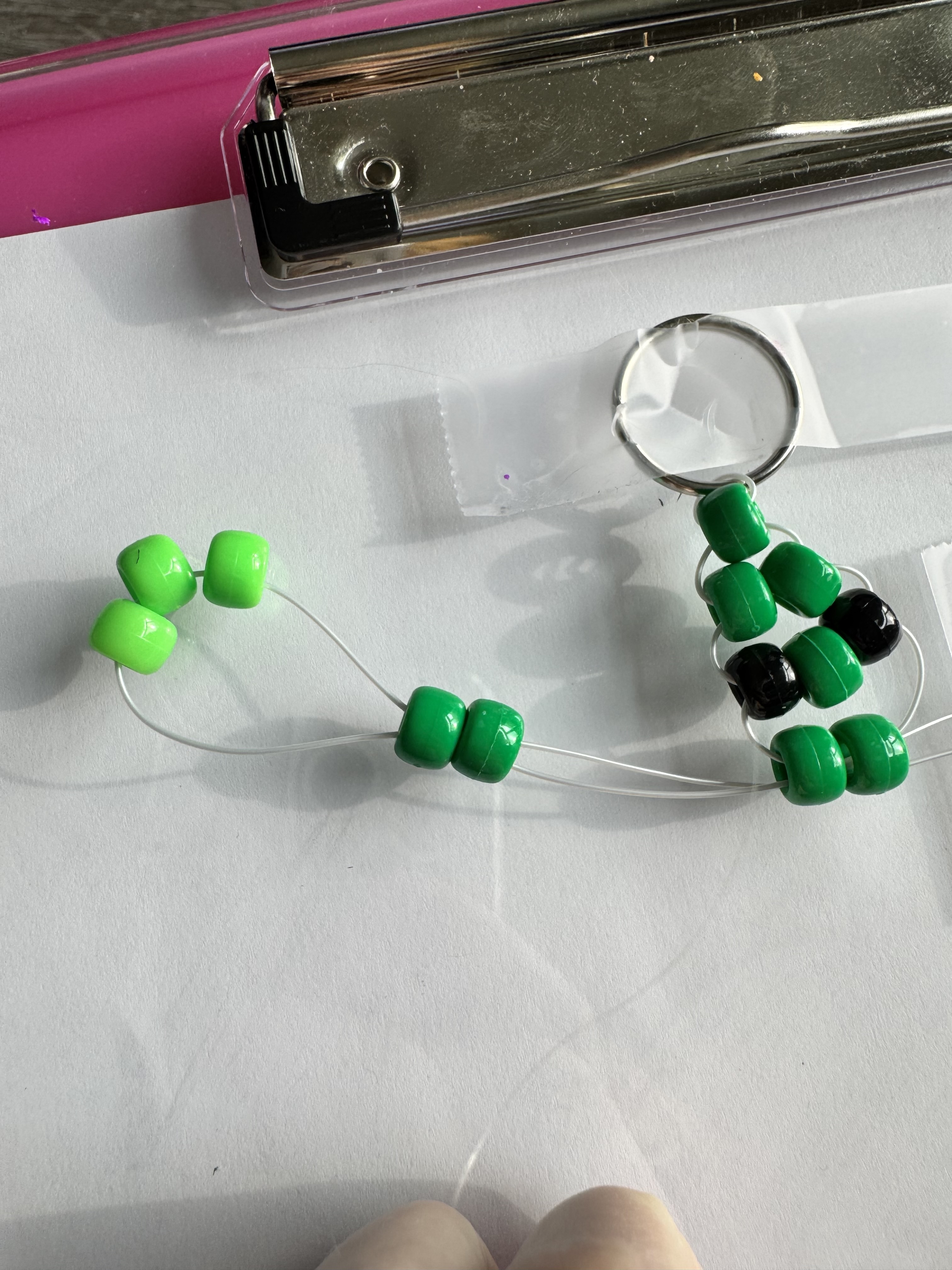 Beaded Lizard Keychain image 18
