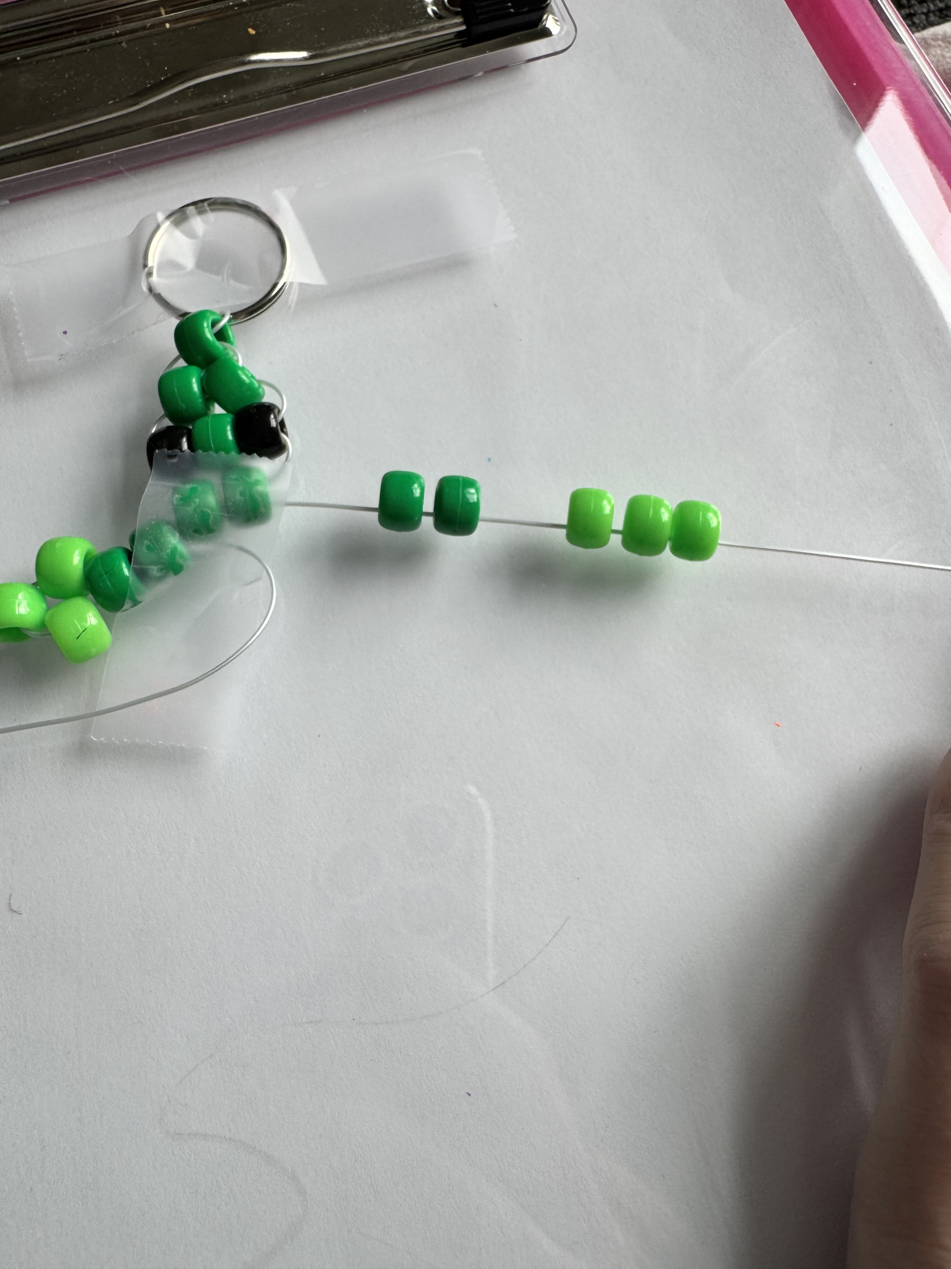 Beaded Lizard Keychain image 19