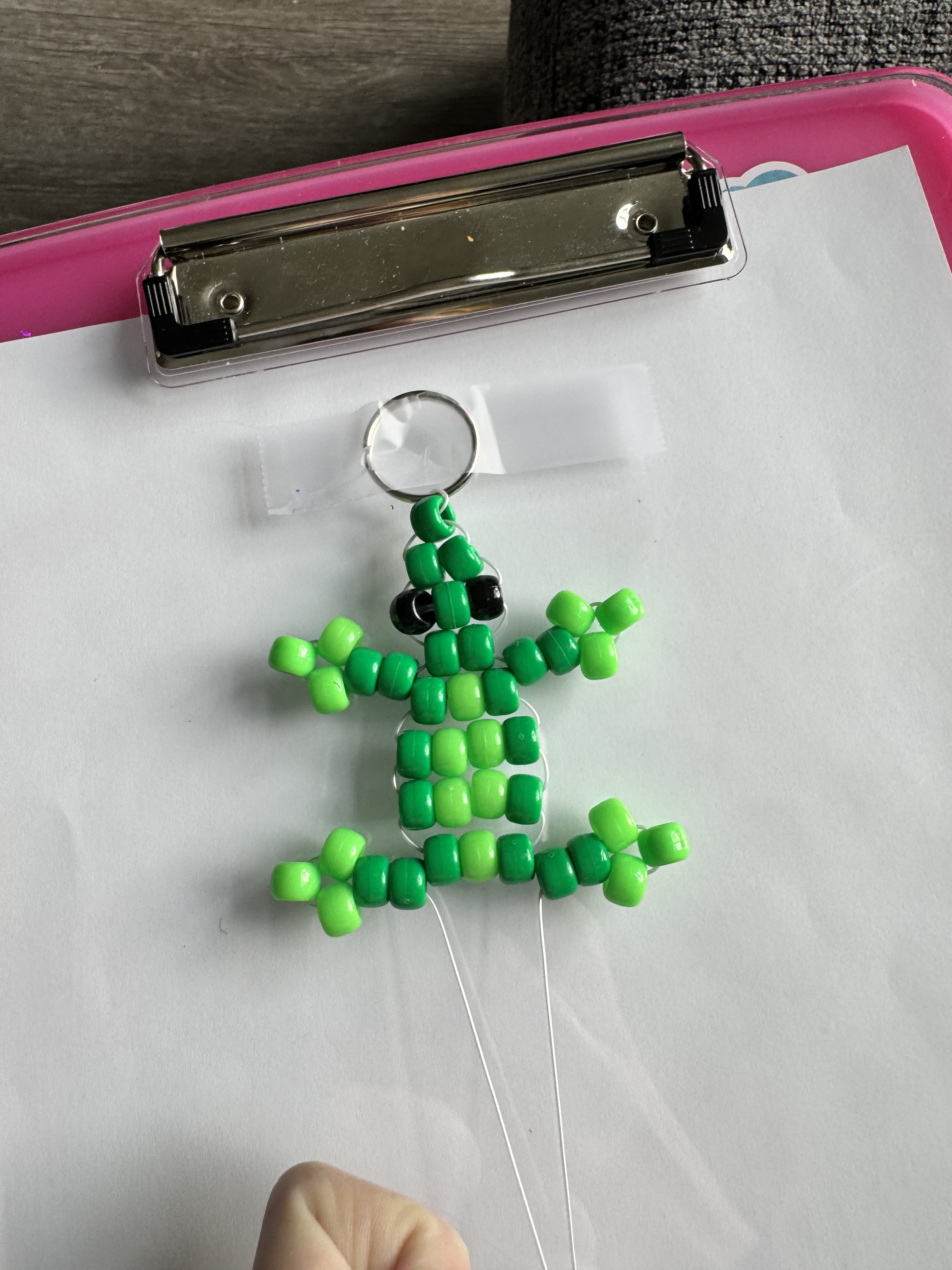 Beaded Lizard Keychain image 20