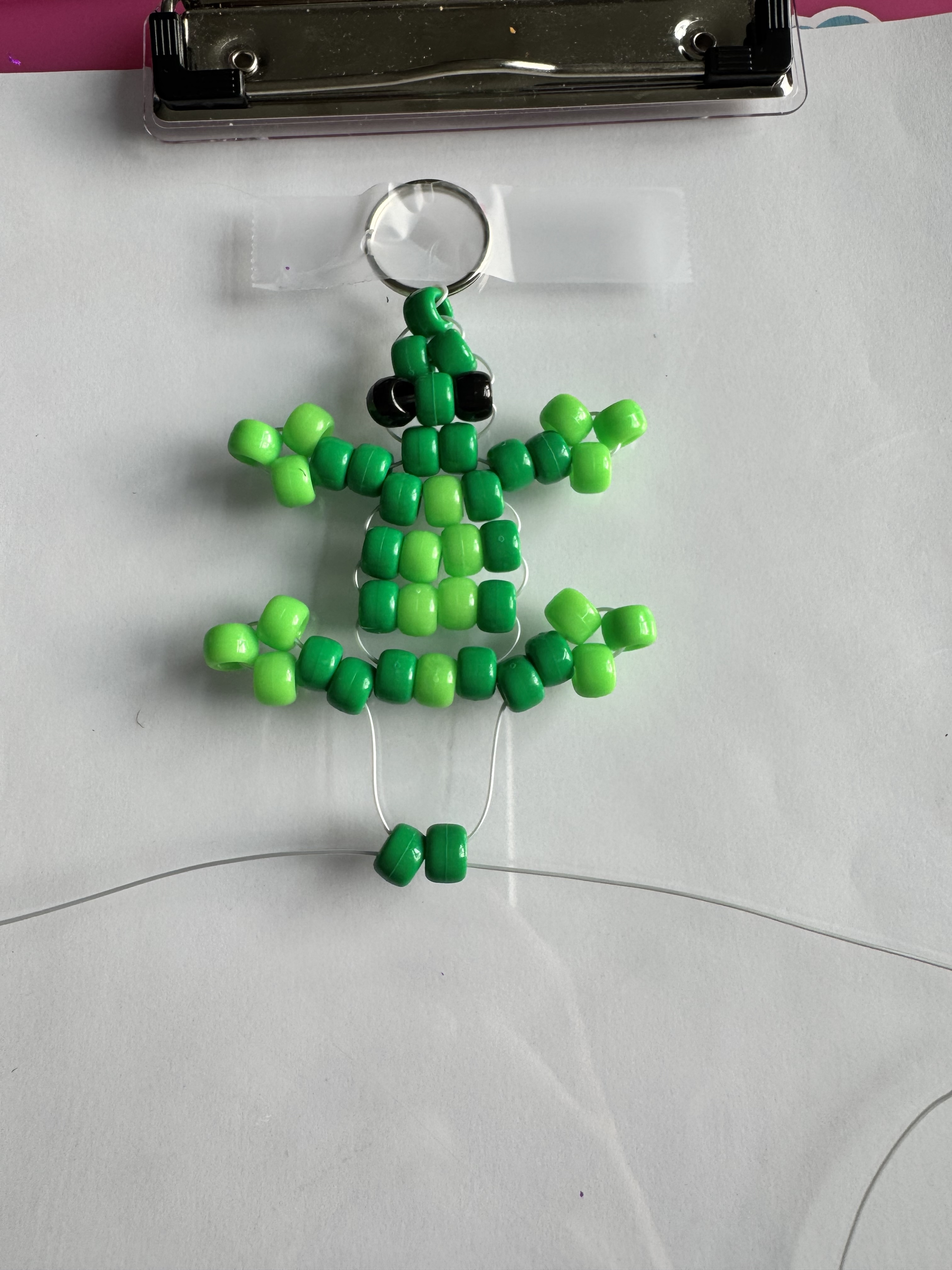 Beaded Lizard Keychain image 21