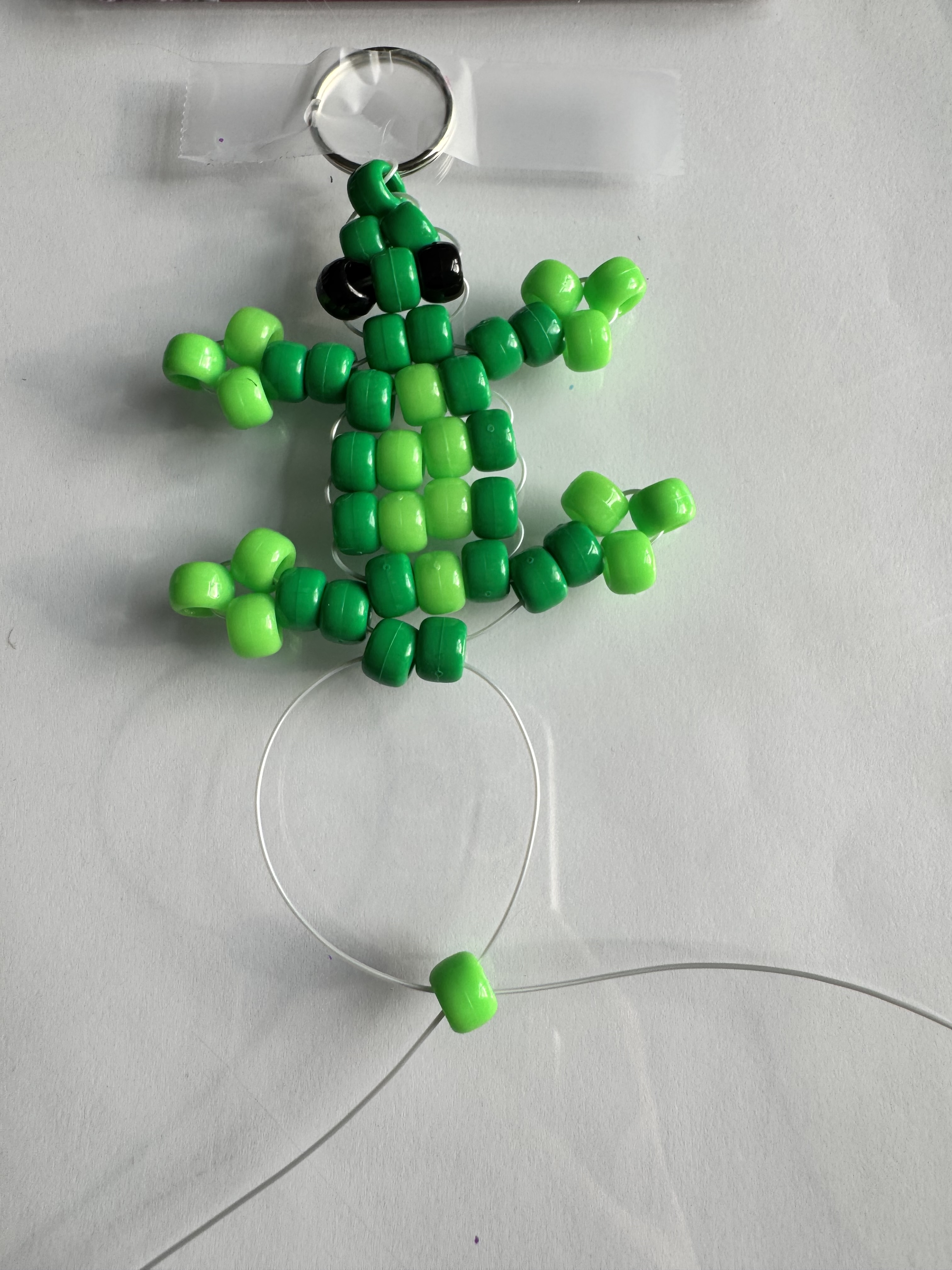 Beaded Lizard Keychain image 22