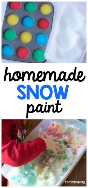 Homemade Snow Paint craft