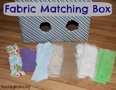 Fabric Matching Box Game craft
