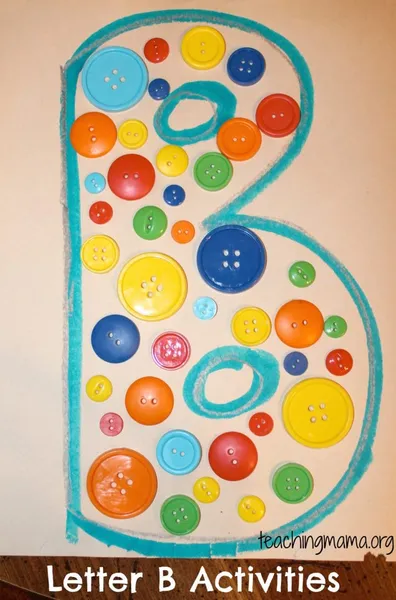 B is for Buttons craft