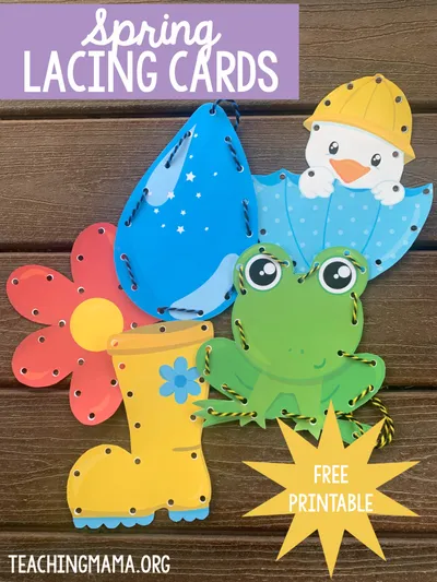 Spring Lacing Cards