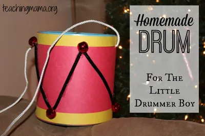 Little Drummer Boy Drum craft