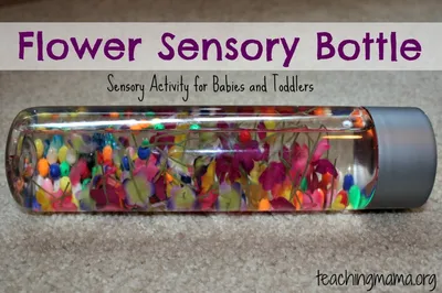Flower Sensory Bottle craft