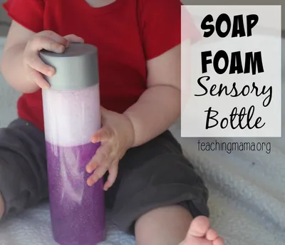Soap Foam Sensory Bottle craft