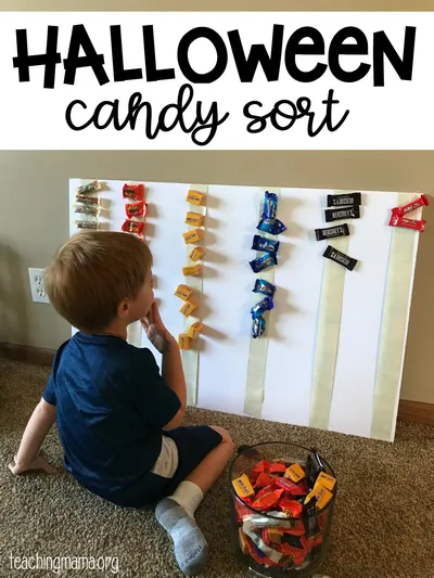 Halloween Candy Sort craft
