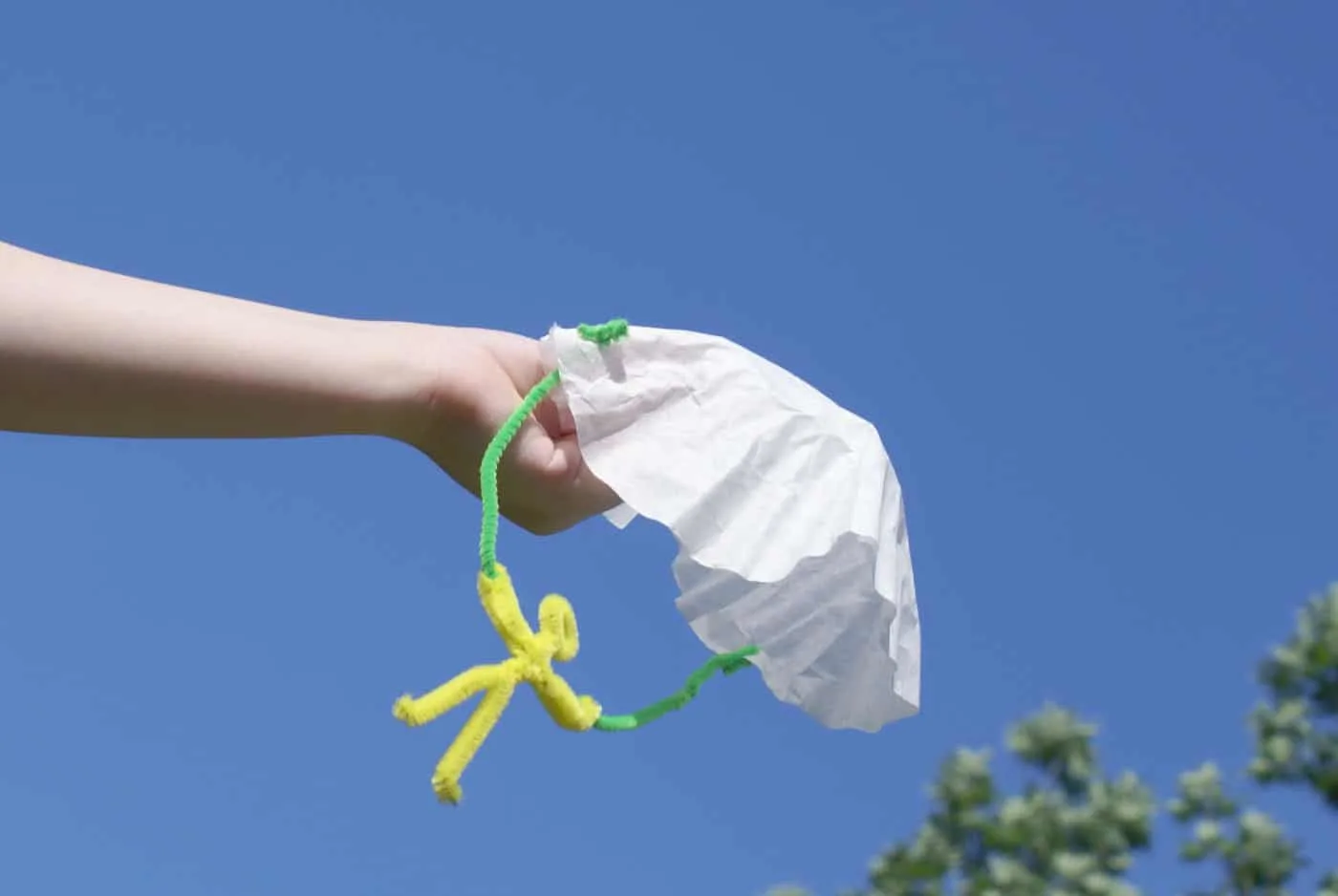 Pipe Cleaner Parachute People