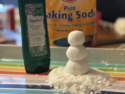Baking Soda Snow craft