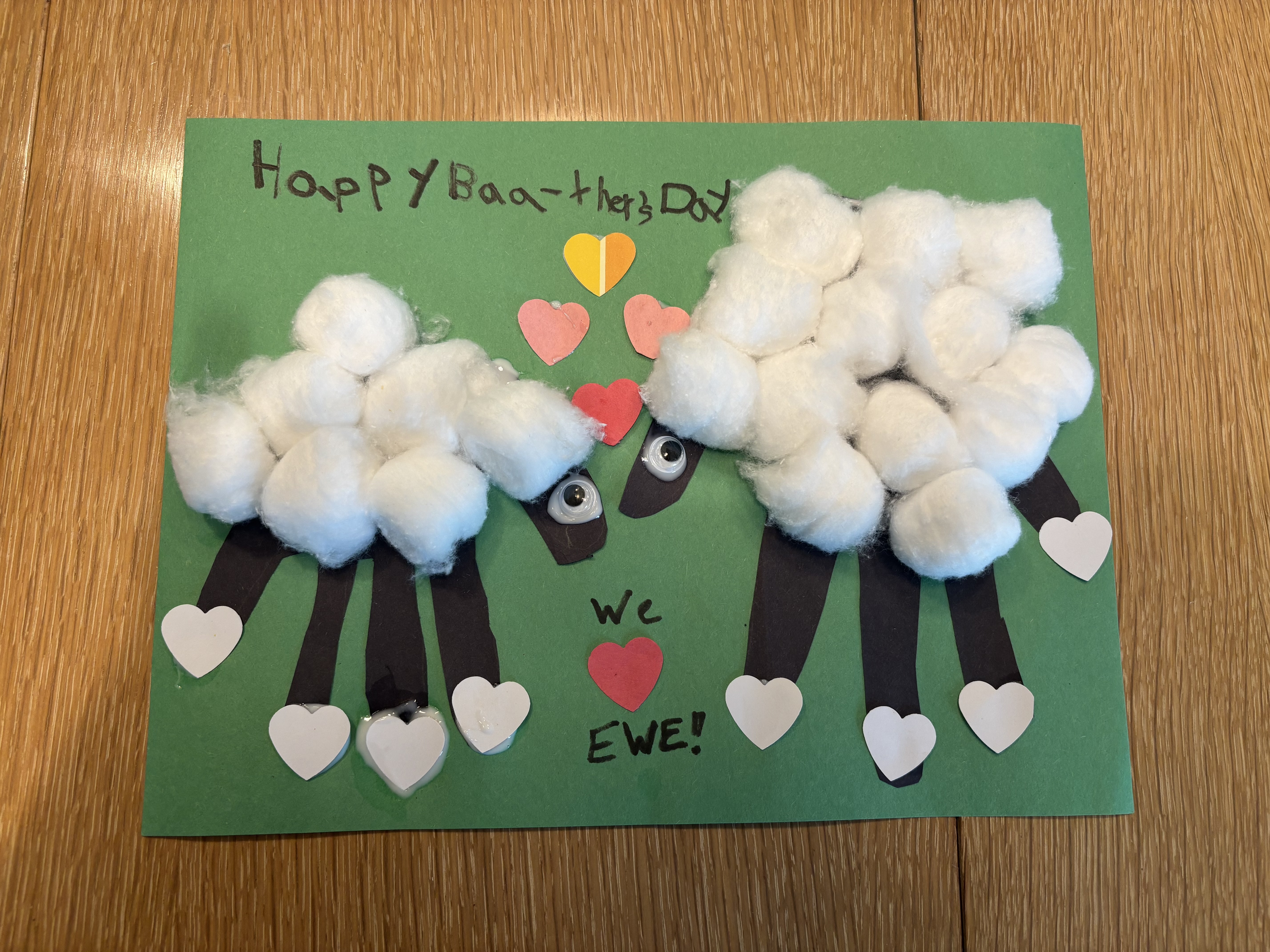 We Love Ewe 3D Handprint Art
