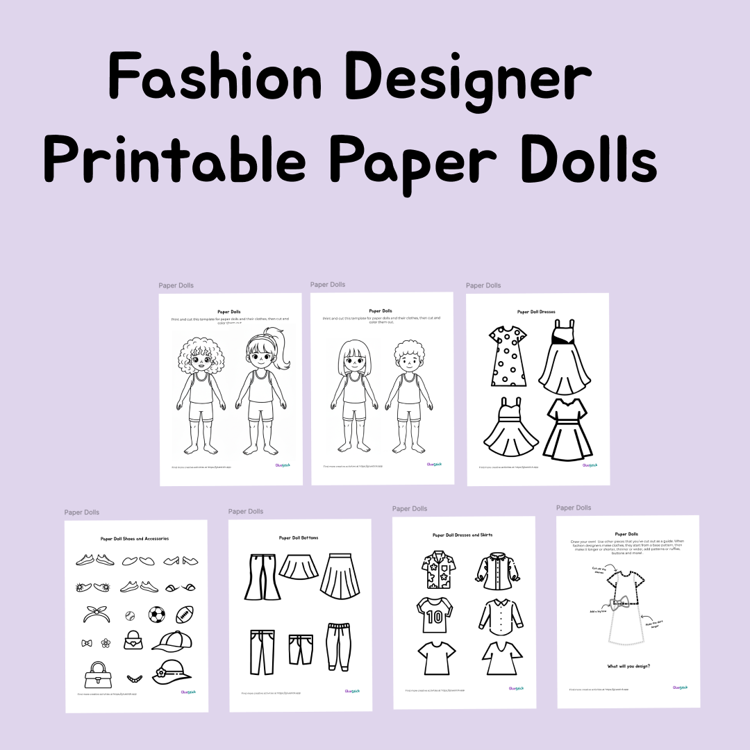 Fashion Designer Printable Paper Dolls
