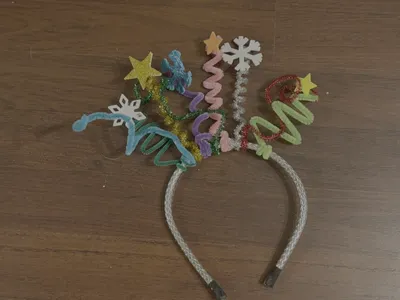Fireworks Headband craft