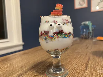 Rainbow Unicorn Parfait craft