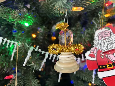 Button Angel Ornament craft