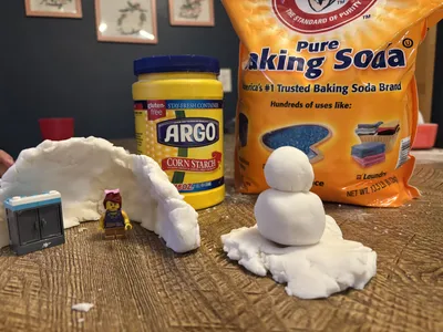 Super Strong Snow Dough craft