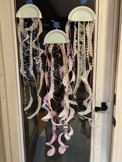 Paper Plate Jellyfish craft