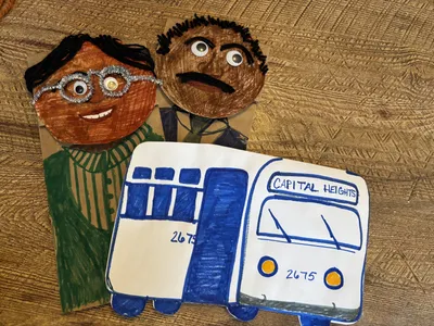 Civil Rights Leaders Paper Bag Puppets craft