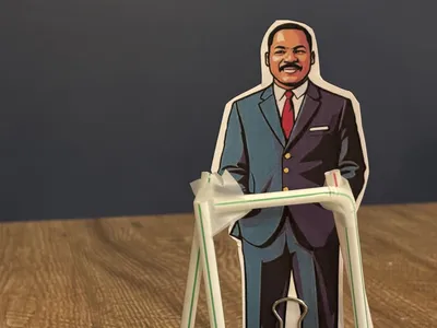 Build Dr. King's Podium Challenge