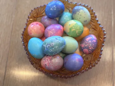 Perfect Marbled Easter Eggs