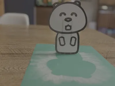 Groundhog Chalk Shadows craft