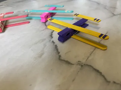 Clothespin Airplanes craft