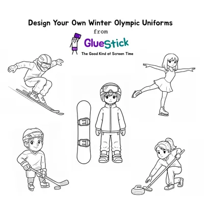 Design Your Own Winter Olympic Uniforms craft