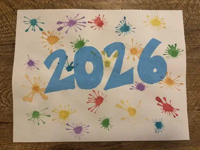 Blown Paint Fireworks craft