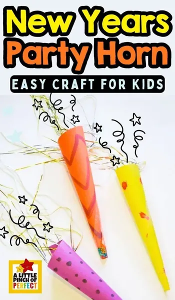 Paper Party Horns craft