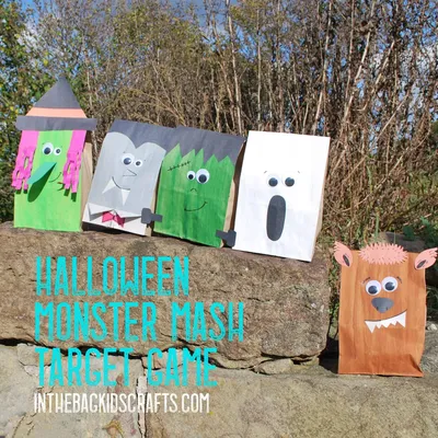 Halloween Monster Target Game craft