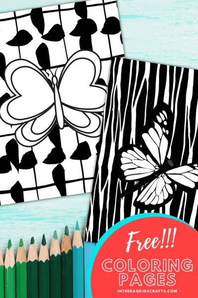 Butterfly Coloring Pages craft