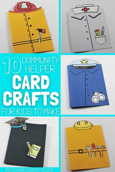 Easy Community Helpers Activity Cards