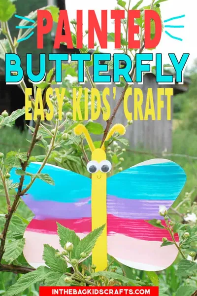 Squeegee Painted Butterfly
