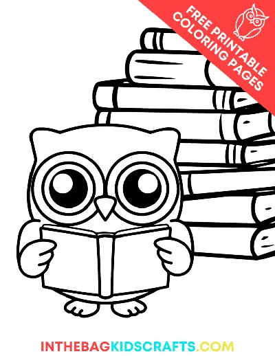 Free Printable Owl Coloring Pages craft