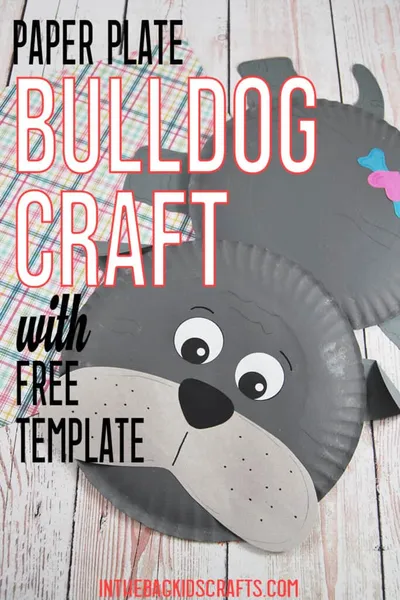 Paper Plate Bulldog Craft craft