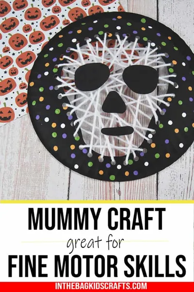 Paper Plate Mummy Craft