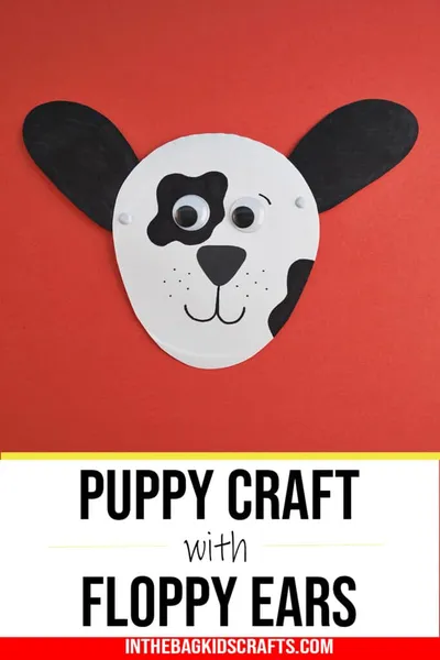 Paper Plate Dog Craft with Floppy Ears