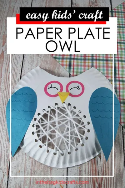 Paper Plate Owl Craft craft