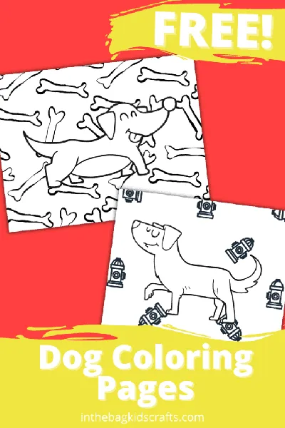 Dog Coloring Pages craft