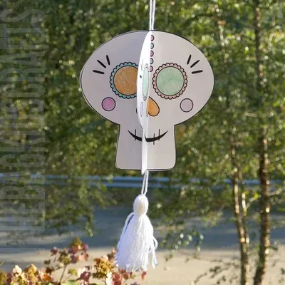Day of the Dead Sugar Skull Decoration craft
