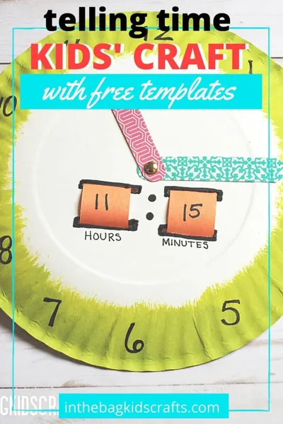 Learn to Tell Time Craft craft