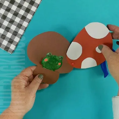 Easy Paper Mushroom Craft craft
