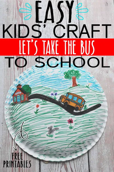 DIY Back to School Bus Craft craft
