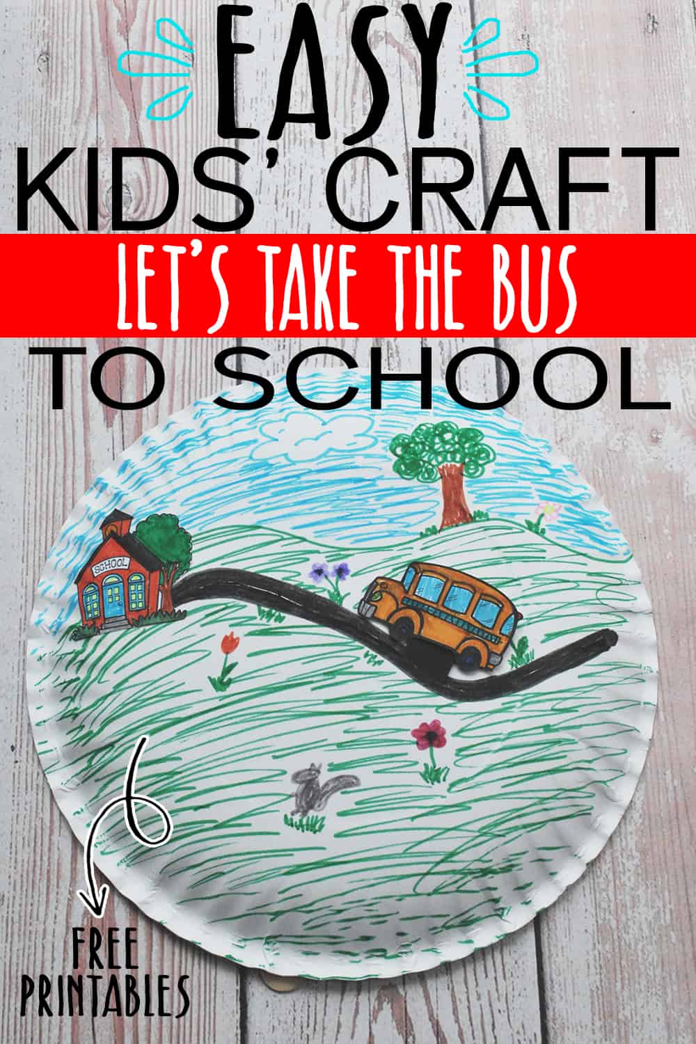 DIY Back to School Bus Craft