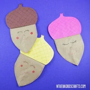 Paper Bag Acorn Craft craft