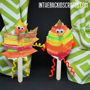 Autumn Leaf Puppets
