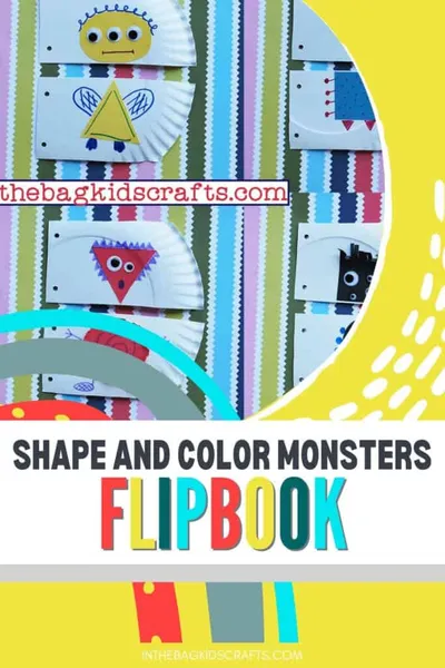 Shape Monster Flipbook craft