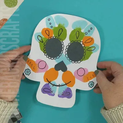 Easy Paper Sugar Skull Craft craft