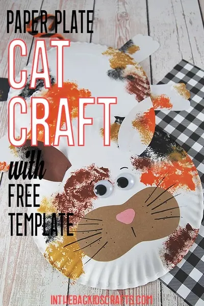 Paper Plate Cat Craft